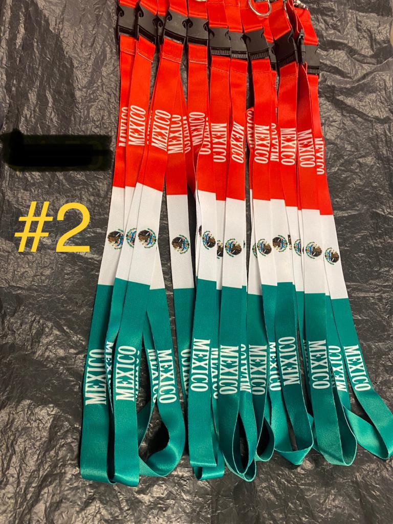Mexico Flag Lanyard - Cordon de Bandera de Mexico para Llaves