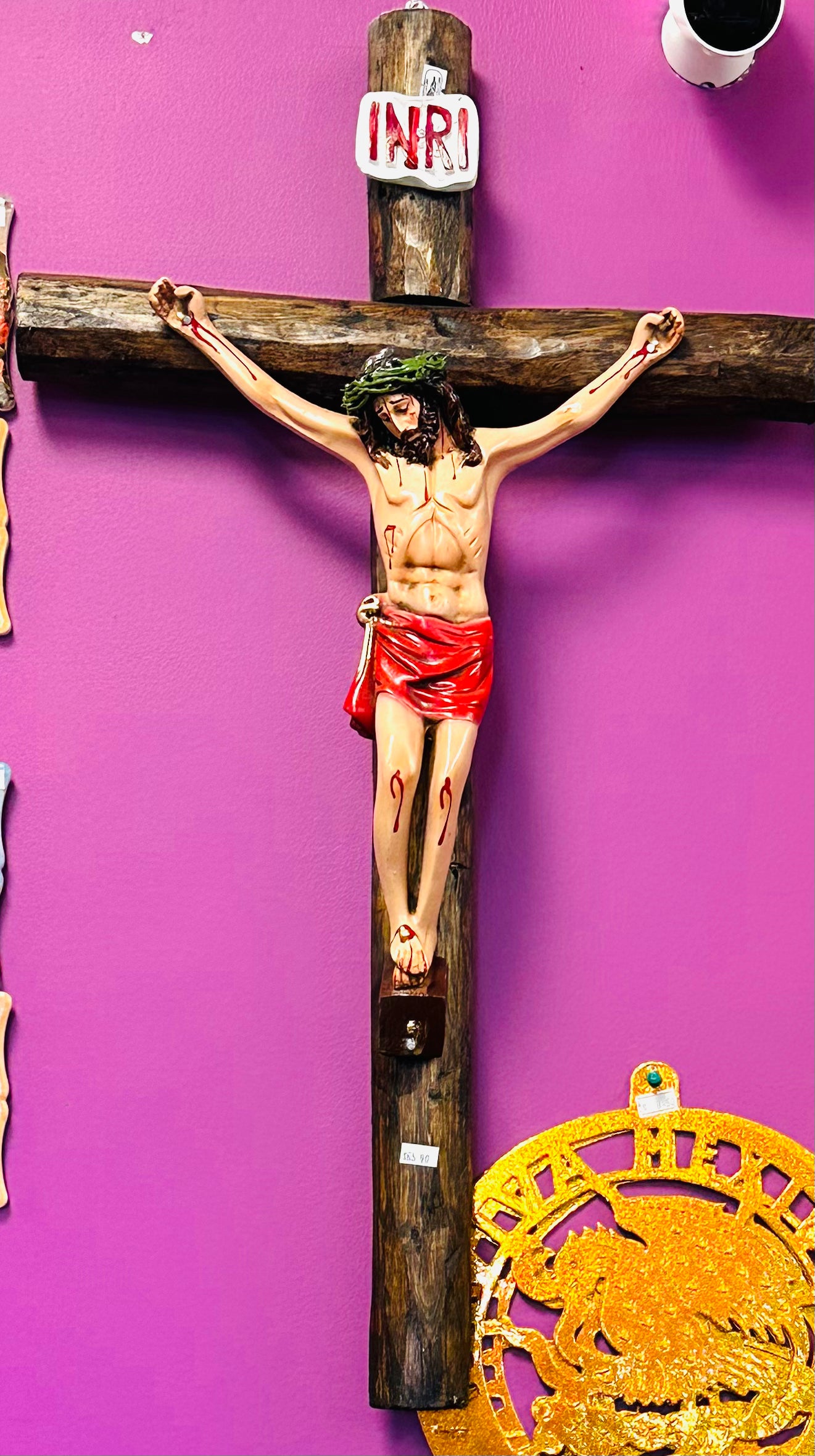 Cristo de Madera 29”