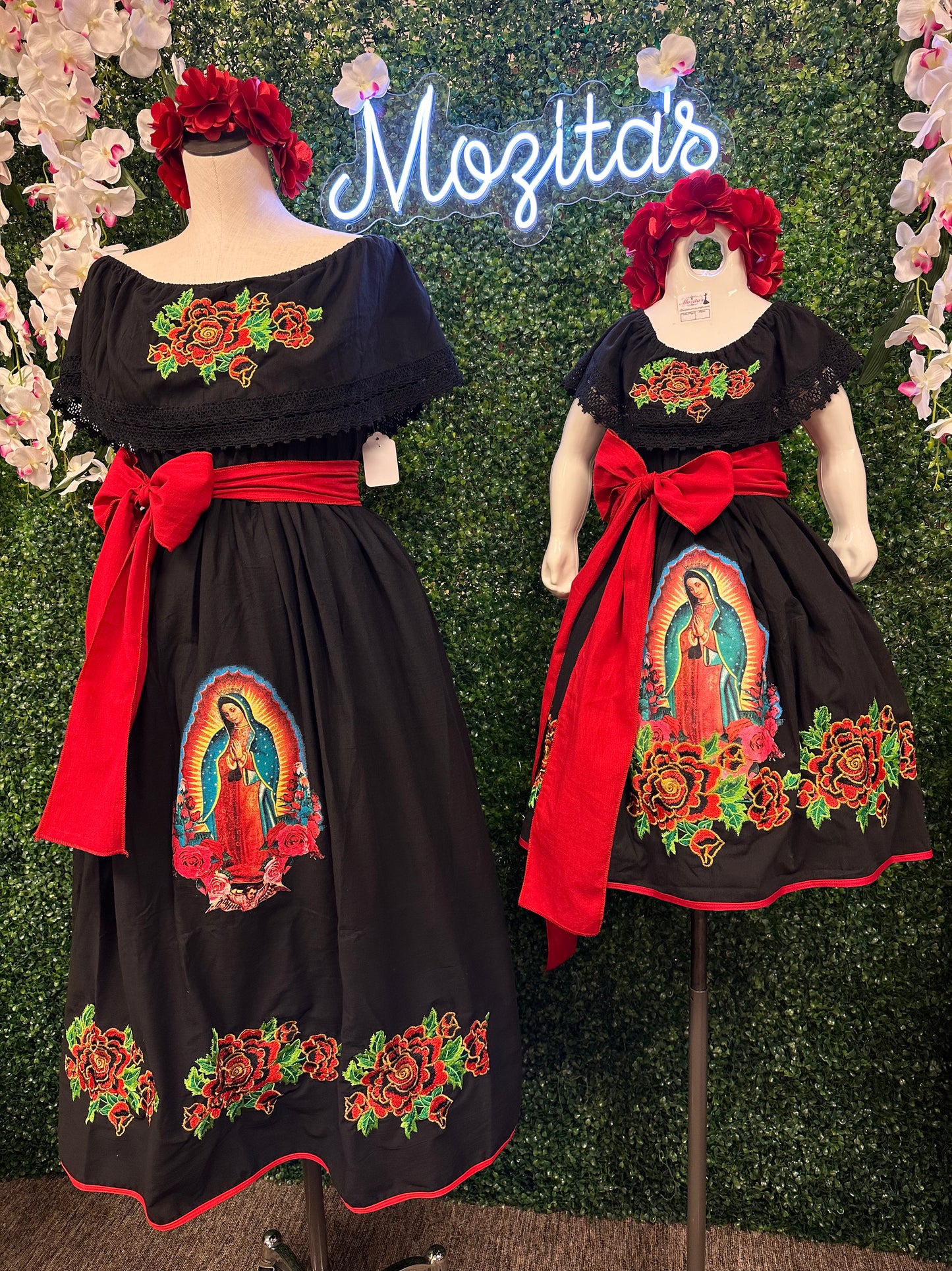 Vestido de manta Virgen de Guadalupe