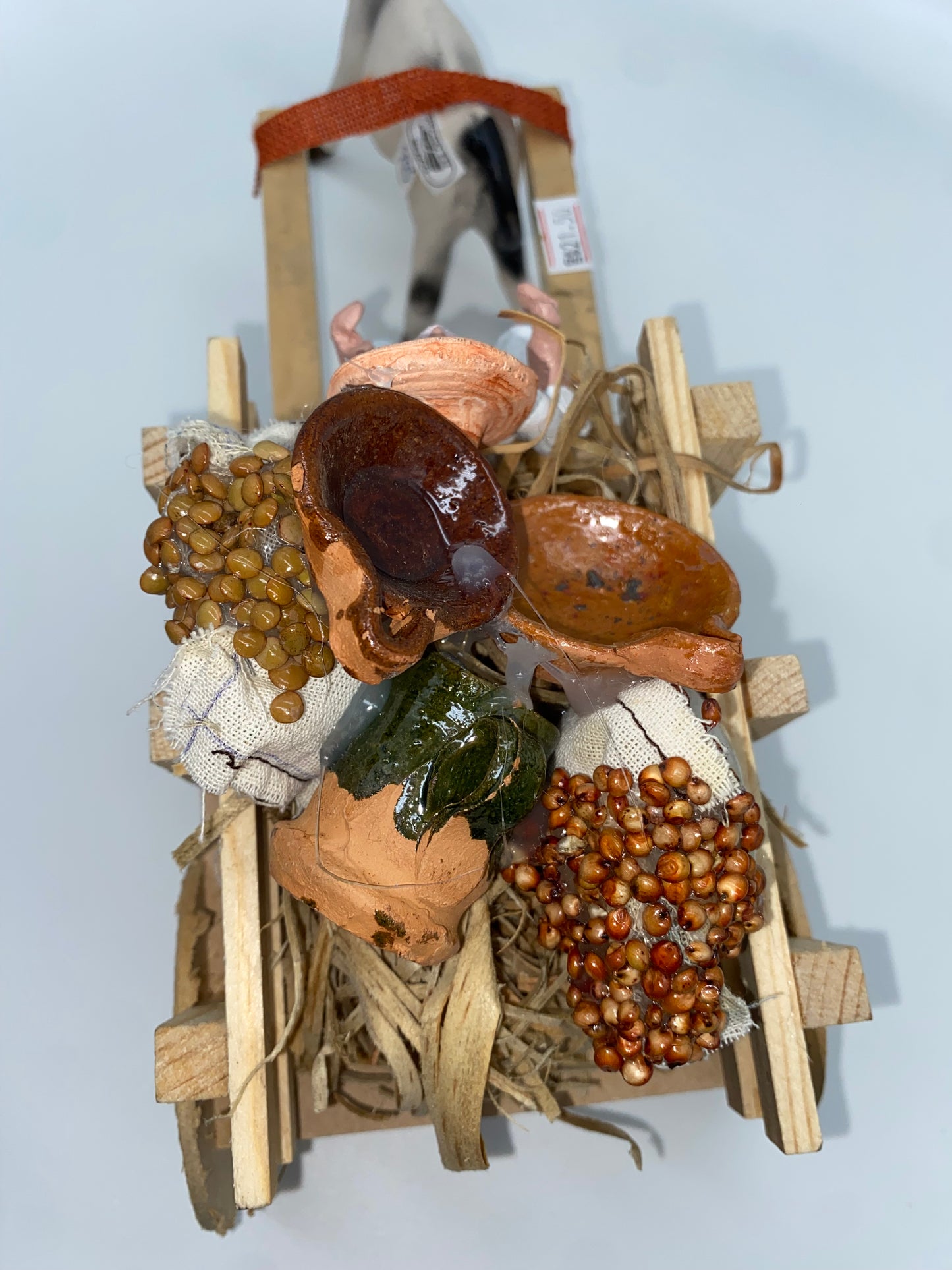 Carreta con Burro y Pastor