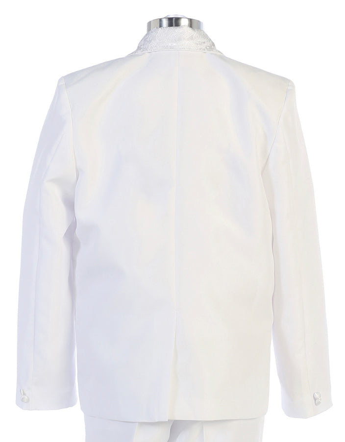 Traje blanco para niño