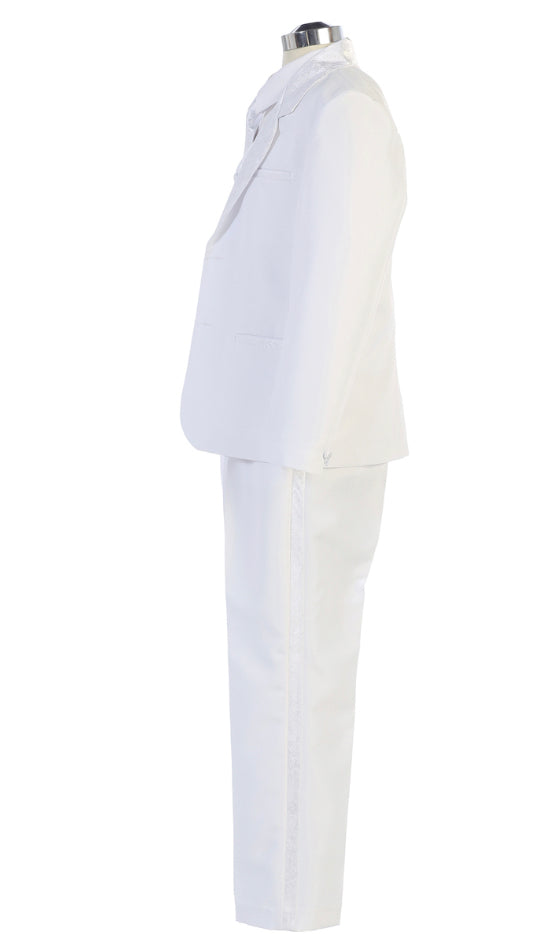 Traje blanco para niño