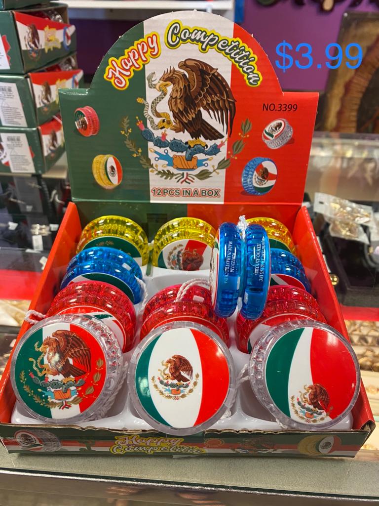 Light Up Yo-yo Mexican Flag - Yo yo con luz bandera Mexicana