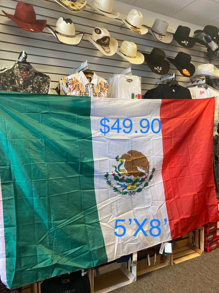 Mexican Flag 5x8 ft - Bandera de Mexico 5x8 pies