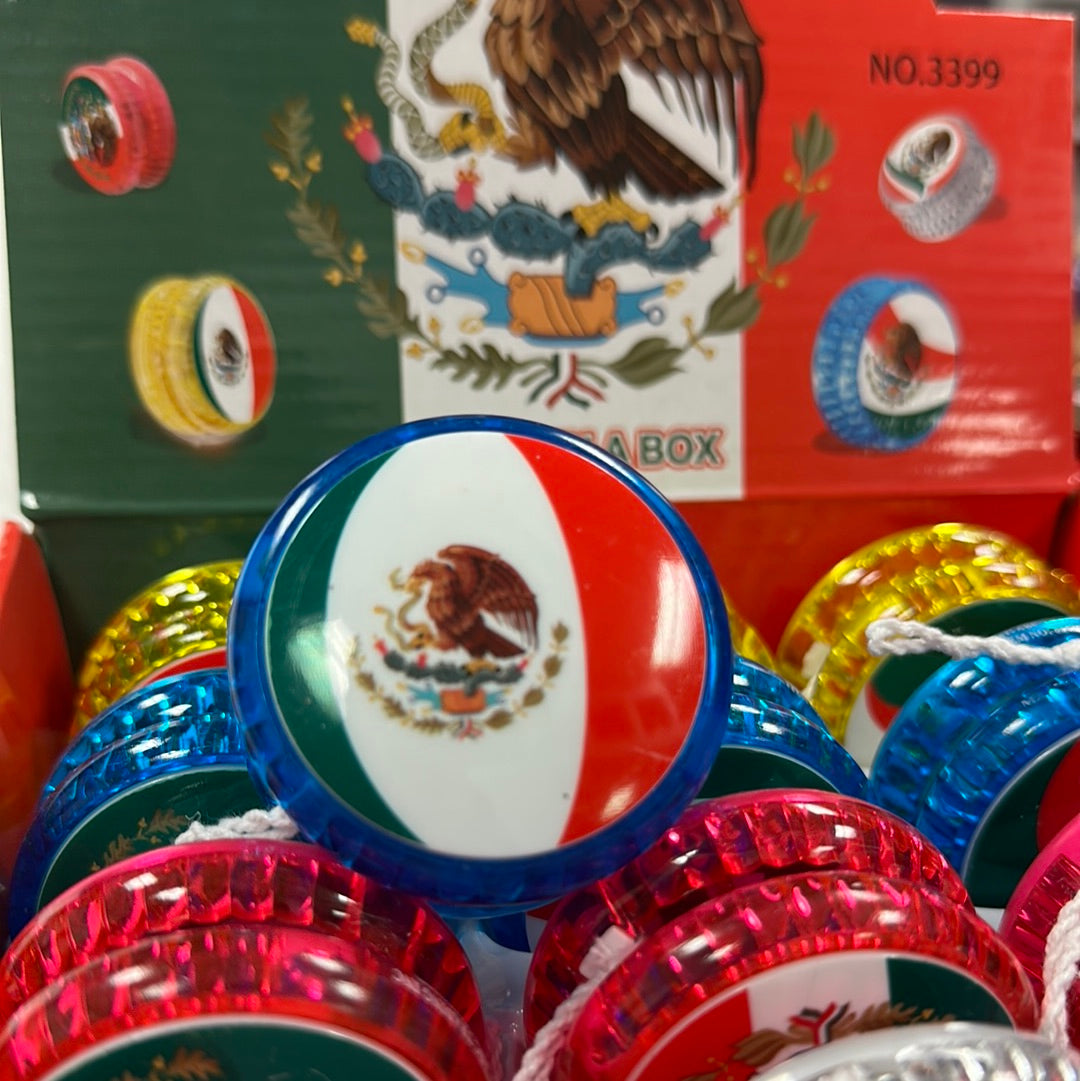 Light Up Yo-yo Mexican Flag - Yo yo con luz bandera Mexicana